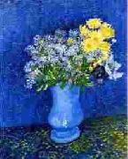 Vincent Van Gogh Vase with Lilacs, Daisies Anemones oil painting reproduction